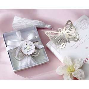  Butterfly Bookmark with Silk Tassel Style 14042NA, Wedding 