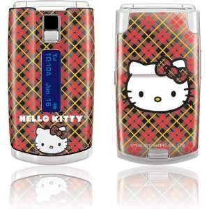  Hello Kitty Face   Red Plaid skin for Samsung T639 