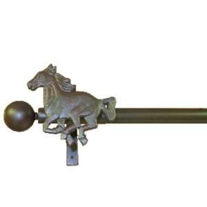  New   Horse Curtain Rod Case Pack 4 by DDI