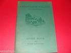 Greenfield Village Guide Book 1952 Henry Ford Edison Dearborn Michigan