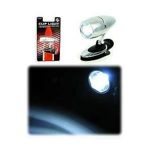   Clip On Light Flashlight As Seen On TV Sleek Design Bright LCD Bulb