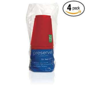  Preserve By Recycline Tulip Red Tumblers, 10 Count Bags 