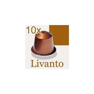 PACK OF 10 NESPRESSO LIVANTO COFFEE Grocery & Gourmet Food