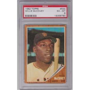  1962 Topps Willie McCovey #544 PSA 6: Sports Collectibles