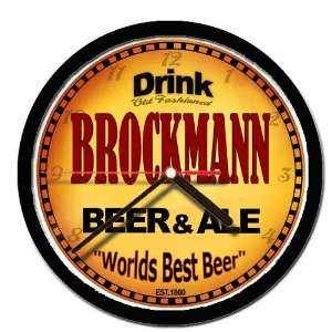  BROCKMANN beer and ale cerveza wall clock: Everything Else