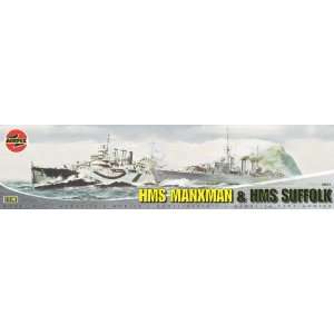   Manxman & HMS Suffolk British Battleships 1 600 Airfix Toys & Games