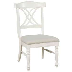 Broyhill Mirren Harbor Dining Uph. Seat X Back Side Chair 