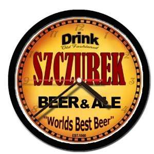  SZCZUREK beer and ale cerveza wall clock: Everything Else