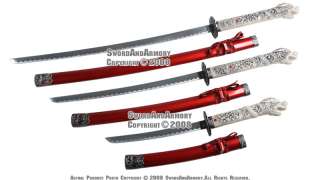 Highlander Connor Macleod Samurai Katana Sword Set Red  
