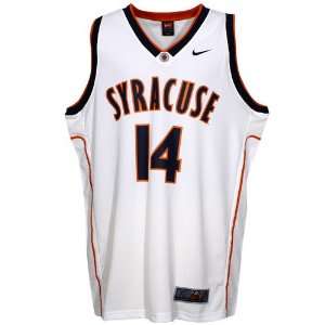  Syracuse Orange #14 White Replica Basketball Jersey: Sports & Outdoors