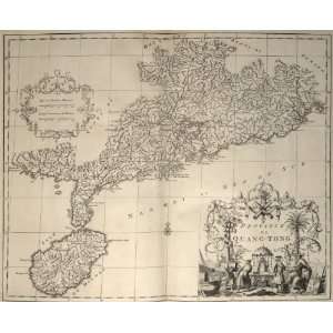  1737 map of Tibet, China: Home & Kitchen