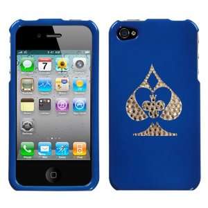  Blue and White Crystal Rhinestone Bling Bling Poker Suits 
