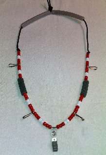 Canadian Red & White, Nice Hand Crafted Fly Fishing Lanyard, Vest 