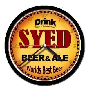  SYED beer and ale cerveza wall clock 