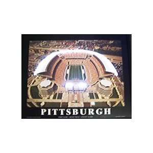  Pittsburgh Football Stadium Neon LED Poster