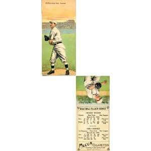  George Wiltse & Fred Merkle Unsigned 1911 T201 Tobacco 