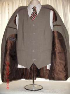 Mens GREENWOODS 2 Peice Suit Jacket & Waistcoat CH46 REG ~~Grey 