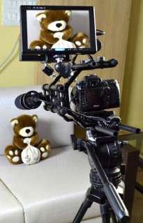 CAMERA,LED LIGHT ,MIC , MIC SUSPENSION,LCD,TRIPOD STAND AND OTHER 