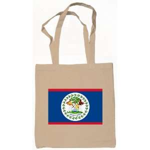  Belize Flag Tote Bag Natural 