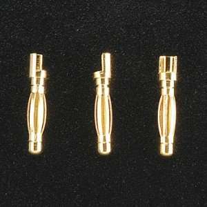   Planes Gold Plated Bullet Conn Male 2mm (3) GPMM3110: Toys & Games