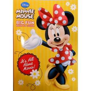   Minnie Mouse Coloring Book Its All About Minnie Toys & Games