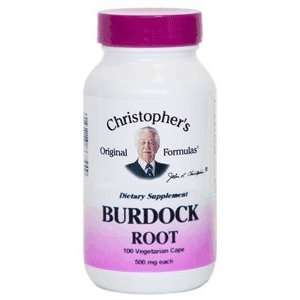  Burdock Root Supplement, 100 Capsules   Dr. Christophers 