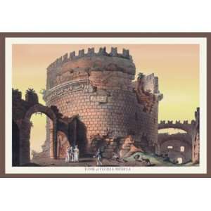  Tomb of Cecilia Metella 12x18 Giclee on canvas