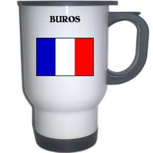  France   BUROS White Stainless Steel Mug Everything 