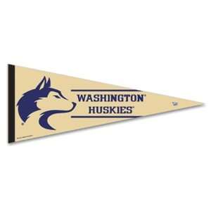   Huskies Gold 12 x 30 Premium Felt Pennant