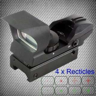 5Level Brightness Control with 4 reticles tactical R&G illuminated dot 