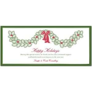 Business Holiday Cards   Stamped Garland By Sb Hello 