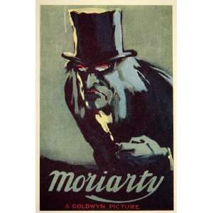 1924 Print Moriarty Silent Film Will Dyson Mini Poster   Original Mini 