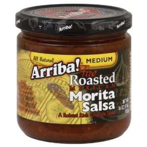 Arriba! Salsa Med Morita 16.0000 OZ (Pack of 6):  Grocery 