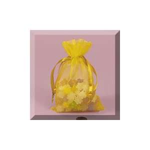  30ea   5 X 8 Daffodil Flat Organza Bag: Health & Personal 