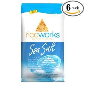 Riceworks Sea Salt Chips Caddy, 2 Ounce (Pack of 6)  