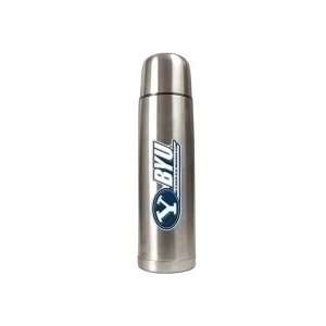  BYU Cougars Double Wall Stainless Steel Thermos: Sports 
