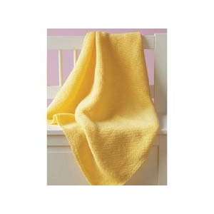  Lion Brand Summery Diagonal Blanket Knit Afghan Kit