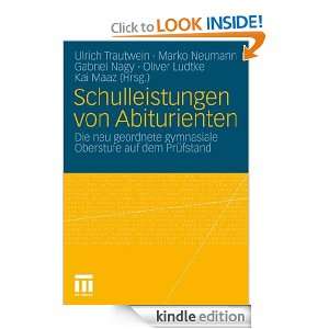   , Gabriel Nagy, Oliver Lüdtke, Kai Maaz:  Kindle Store