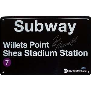  Joe Namath Williets Point Subway Sign: Sports & Outdoors