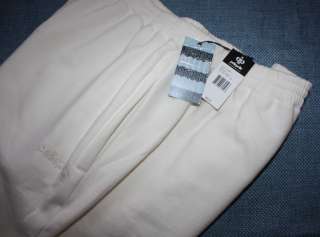 Pelle Pelle Marc Buchanan White Ivory Sweat Pants size 3XL NWT  