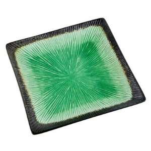  Kon Tiki 8.5 Appetizer Plates in Green (Set of 4 