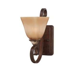   (13H x 5W) Sconce Light in Mediterranean Crackle: Home Improvement