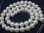 AAA wholesale 2 strands 12mm round seashell pearl beads
