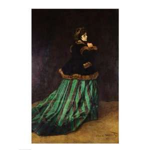  Camille, or The Woman in the Green Dress, 1866   Poster 