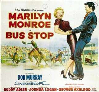 Bus Stop 30 x 40 Movie Poster Marilyn Monroe  