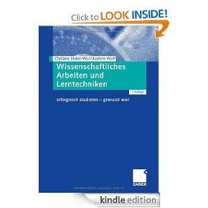   Lerntechniken. Erfolgreich studieren   gewusst wie (German Edition
