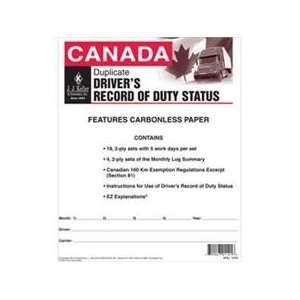 JJ Keller Canadian Record Of Duty Status Log   JJ Keller 