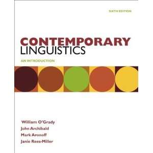    Contemporary Linguistics [Paperback] William OGrady Books