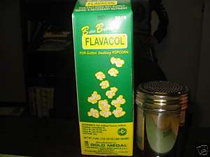 Flavacol Butter Popcorn Salt W/ Stainless Steel Shaker  