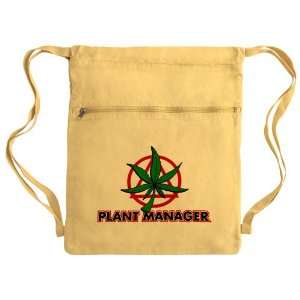   Bag Sack Pack Yellow Marijuana Plant Manager: Everything Else